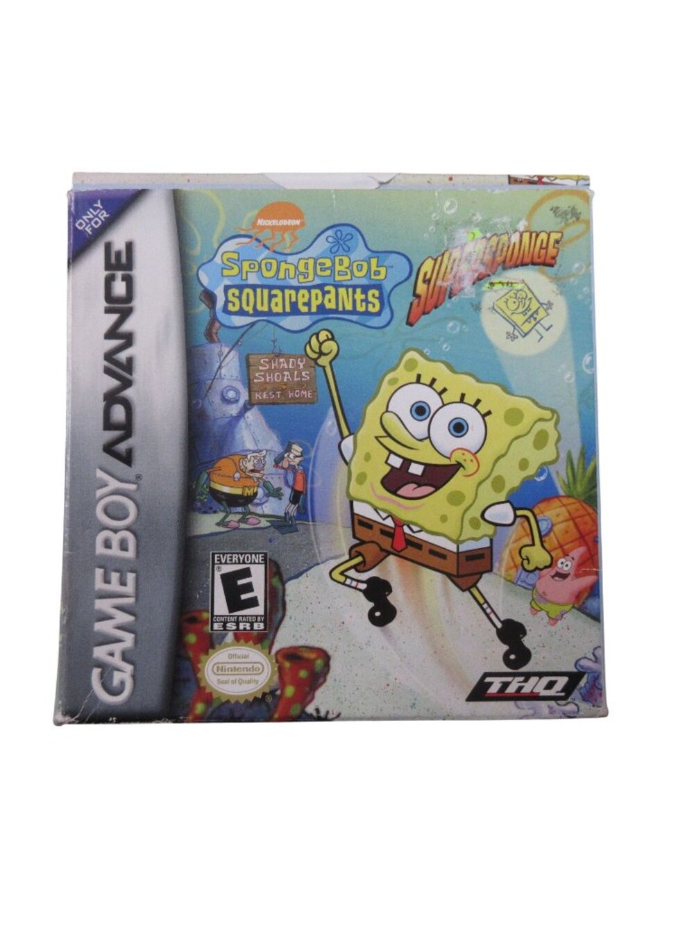 Gameboy Advance SpongeBob Square Pants Supersponge Game Inc Manual